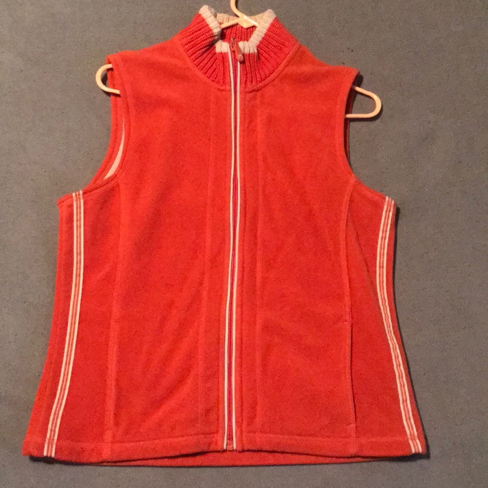 BC Clothing original size large fleece vest used
